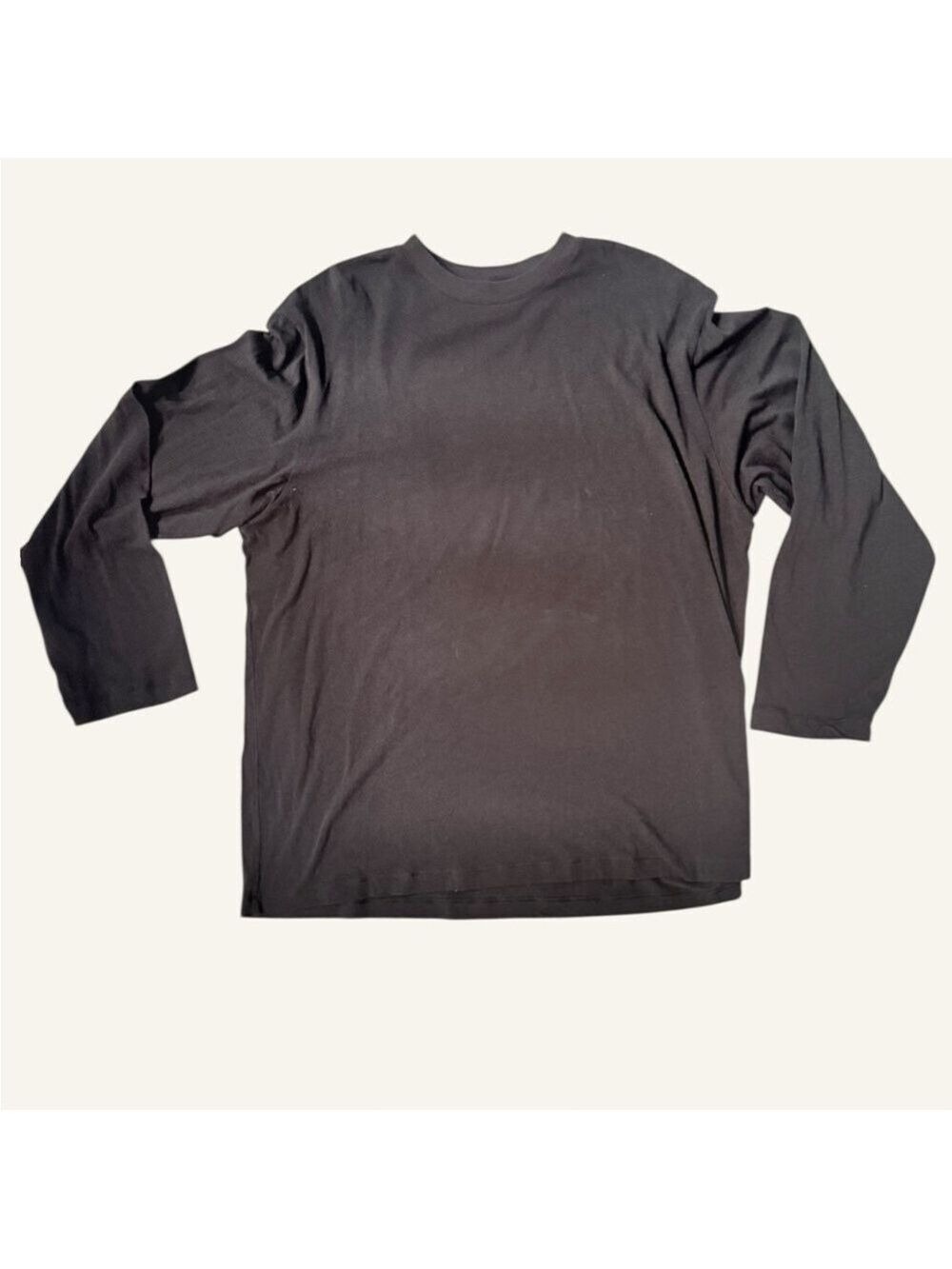 SKIMS Black Long Sleeve T-Shirt Size XL